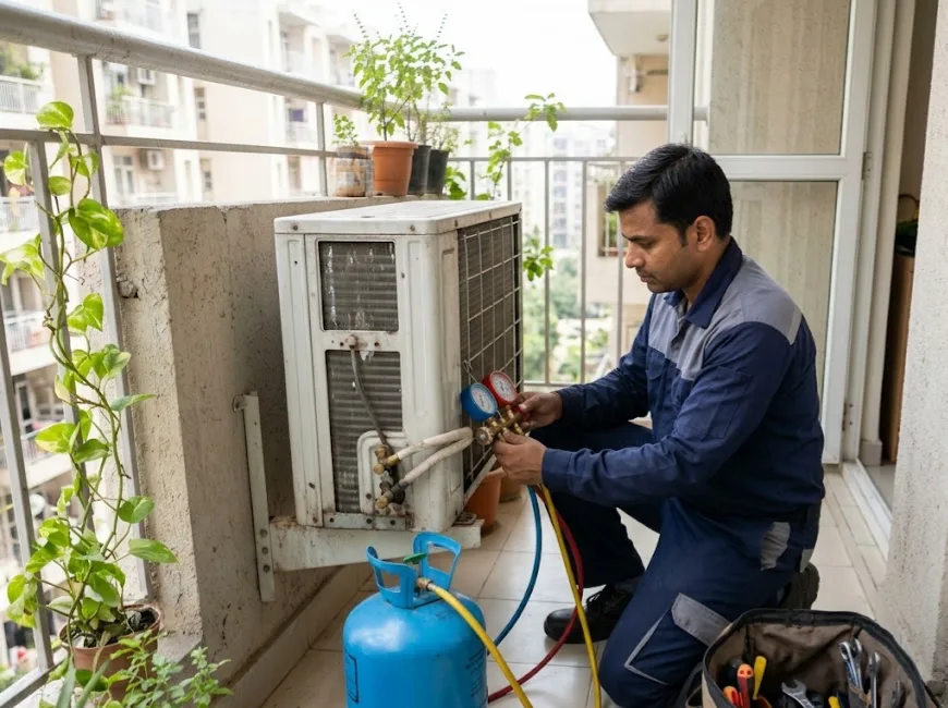 AC gas refill
