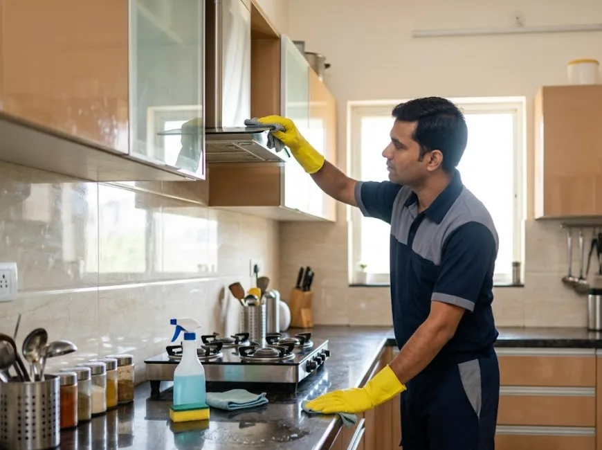 Kitchen deep cleaning